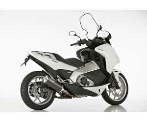 Scarico HONDA Integra 750 anno  2014 - 2015   terminale di scarico HURRIC Rac 1 Slip on in carbonio colore carbonio