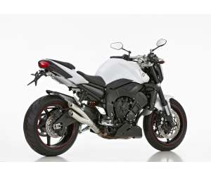 Scarico YAMAHA FZ1 Fazer anno  2006 - 2007 - 2008 - 2009 - 2010 - 2011 - 2012 - 2013 - 2014 - 2015   terminale di scarico HURRIC Pro 2 Slip on in acciaio inossidabile lucidato colore argento