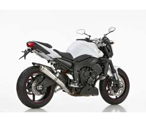 Scarico YAMAHA FZ1 anno  2006 - 2007 - 2008 - 2009 - 2010 - 2011 - 2012 - 2013 - 2014 - 2015   terminale di scarico HURRIC SP Slip on in acciaio inossidabile lucidato colore argento