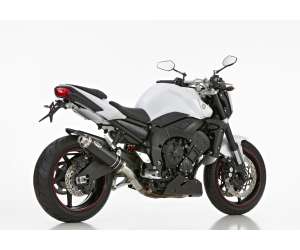 Scarico YAMAHA FZ1 Fazer anno  2006 - 2007 - 2008 - 2009 - 2010 - 2011 - 2012 - 2013 - 2014 - 2015   terminale di scarico HURRIC Supersport Slip on in Alluminio anodizzato colore nero