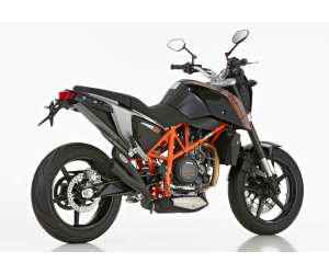 Scarico KTM 690 Duke anno  2016 - 2017 - 2018   terminale di scarico HURRIC Pro 2 Slip on in acciaio inossidabile rivestito colore nero-opaco