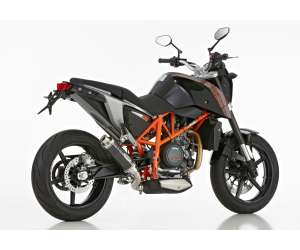 Scarico KTM 690 Duke anno  2016 - 2017 - 2018   terminale di scarico HURRIC Supersport Slip on in carbonio colore carbonio