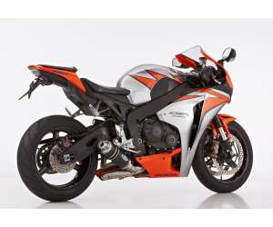 Scarico HONDA CBR1000RR anno  2008 - 2009 - 2010 - 2011 - 2012 - 2013   terminale di scarico HURRIC Supersport Slip on in Alluminio anodizzato colore nero