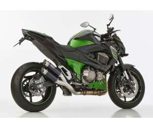 Scarico KAWASAKI Z800 2013 - 2014 - 2015 - 2016  .  SHARK Track Slip on terminale di scarico Alluminio anodizzato colore nero