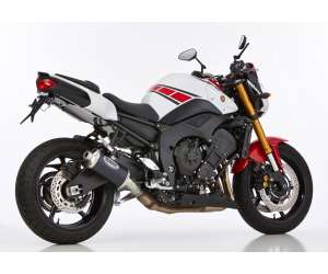 Scarico YAMAHA FZ8 anno  2010 - 2011 - 2012 - 2013 - 2014 - 2015 - 2016   terminale di scarico HURRIC Rac 1 Slip on in Alluminio anodizzato colore nero