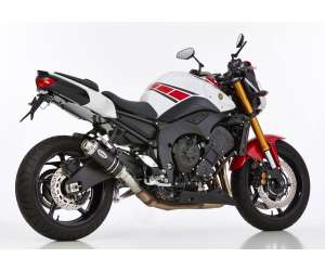 Scarico YAMAHA FZ8 anno  2010 - 2011 - 2012 - 2013 - 2014 - 2015 - 2016   terminale di scarico HURRIC Supersport Slip on in Alluminio anodizzato colore nero