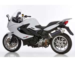 Scarico BMW F 800 GT anno  2017 - 2018   terminale di scarico HURRIC Rac 1 Slip on in Alluminio anodizzato colore nero