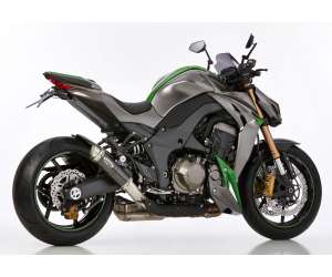 Scarico KAWASAKI Z1000 2014 - 2015 - 2016  .  SHARK Factory Slip on terminale di scarico carbonio colore carbonio