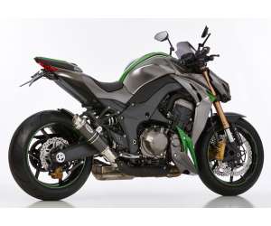 Scarico KAWASAKI Z1000 SX anno  2017 - 2018   terminale di scarico HURRIC SP Slip on in carbonio colore carbonio