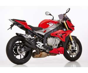 Scarico BMW S 1000 RR anno  2010 - 2011 - 2012 - 2013 - 2014   terminale di scarico HURRIC Pro 2 Slip on in acciaio inossidabile rivestito colore nero-opaco