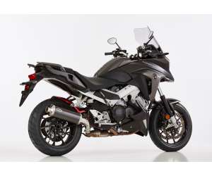 Scarico HONDA VFR800F anno  2014 - 2015 - 2016   terminale di scarico HURRIC Rac 1 Slip on in carbonio colore carbonio