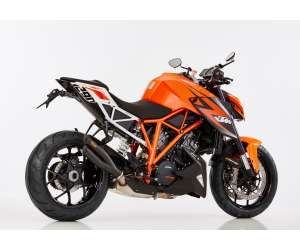 Scarico KTM 1290 Super Duke GT anno  2016 - 2017 - 2018   terminale di scarico HURRIC Pro 2 Slip on in acciaio inossidabile rivestito colore nero-opaco