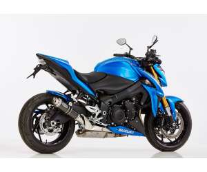 Scarico SUZUKI GSX-S 1000F anno  2017 - 2018   terminale di scarico HURRIC SP Slip on in carbonio colore carbonio