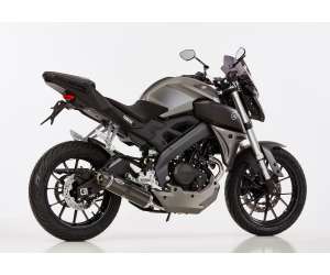 Scarico YAMAHA MT-125 2014 - 2015 - 2016  .  SHARK Street GP sistema completo terminale di scarico carbonio colore carbonio