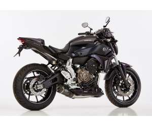 Scarico YAMAHA MT-07 2014 - 2015 - 2016  .  SHARK Street GP sistema completo terminale di scarico carbonio colore carbonio