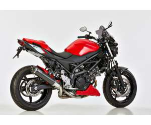 Scarico SUZUKI SV 650 X 2018.  SHARK Street GP Slip on terminale di scarico carbonio colore carbonio