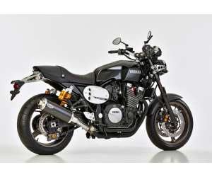 Scarico YAMAHA XJR1300 anno  2007 - 2008 - 2009 - 2010 - 2011 - 2012 - 2013 - 2014 - 2015 - 2016   terminale di scarico HURRIC Rac 1 Slip on in carbonio colore carbonio