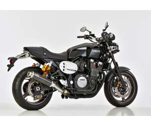 Scarico YAMAHA XJR1300 anno  2007 - 2008 - 2009 - 2010 - 2011 - 2012 - 2013 - 2014 - 2015 - 2016   terminale di scarico HURRIC Supersport Slip on in carbonio colore carbonio