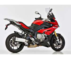 Scarico BMW S 1000 XR 2015 - 2016  .  SHARK DSX-5 Slip on terminale di scarico Alluminio lucidato/silenziatore acciaio inossidabile nero opaco rivestito colore argento