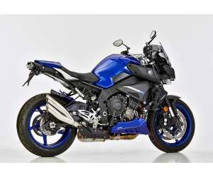 Scarico YAMAHA MT-10 SP anno  2017 - 2018   terminale di scarico HURRIC Pro 2 Slip on in acciaio inossidabile lucidato colore argento