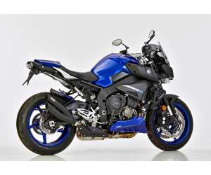 Scarico YAMAHA MT-10 SP anno  2017 - 2018   terminale di scarico HURRIC Pro 2 Slip on in acciaio inossidabile rivestito colore nero-opaco