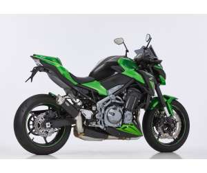 Scarico KAWASAKI Z900 2017 - 2018  .  SHARK Factory Slip on terminale di scarico Alluminio anodizzato colore nero