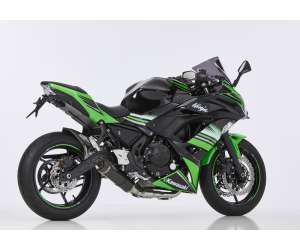 Scarico KAWASAKI Ninja 650 2017 - 2018  .  SHARK Street GP sistema completo terminale di scarico carbonio colore carbonio