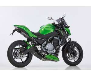 Scarico KAWASAKI Z650 2017 - 2018  .  SHARK Street GP sistema completo terminale di scarico carbonio colore carbonio