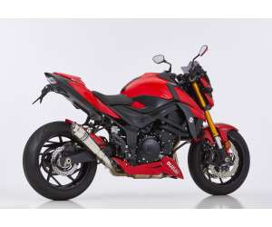 Scarico SUZUKI GSX-S 750 anno  2017 - 2018   terminale di scarico HURRIC SP Slip on in acciaio inossidabile lucidato colore argento