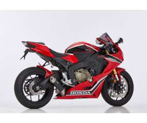 Scarico HONDA CBR1000RR 2017 - 2018  .  SHARK Factory Slip on terminale di scarico Alluminio anodizzato colore nero