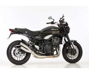 Scarico KAWASAKI Z900 RS anno  2018 terminale di scarico HURRIC Pro 2 Retro  in acciaio inossidabile lucidato colore argento
