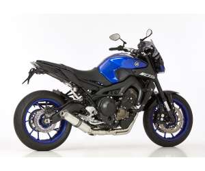 Scarico YAMAHA XSR900 anno  2016 - 2017 - 2018   terminale di scarico HURRIC Supersport sistema completo in Alluminio lucidato colore argento