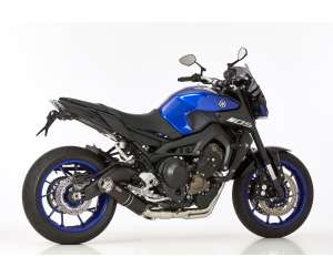 Scarico YAMAHA XSR900 anno  2016 - 2017 - 2018   terminale di scarico HURRIC Supersport sistema completo in Alluminio anodizzato colore nero