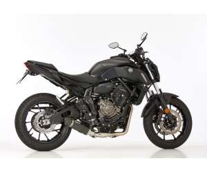 Scarico YAMAHA MT-07 Motocage 2017.  SHARK Street GP sistema completo terminale di scarico carbonio colore carbonio