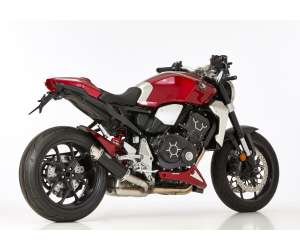 Scarico HONDA CB1000R 2018.  SHARK Factory Slip on terminale di scarico Alluminio anodizzato colore nero