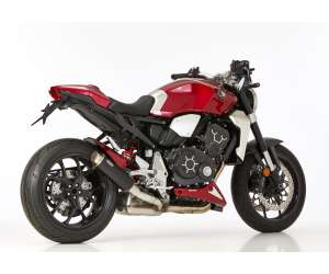 Scarico HONDA CB1000R anno  2018 terminale di scarico HURRIC TEC One Slip on in Alluminio anodizzato colore nero