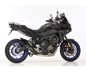 Scarico YAMAHA Tracer 900 2017.  SHARK Street GP sistema completo terminale di scarico carbonio colore carbonio