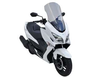 Parabrezza cupolino alto protezione maggiorata (69 cm ) Ermax per BURGMAN 400 2017 - 2018 - 2019 - 2020  grigio 