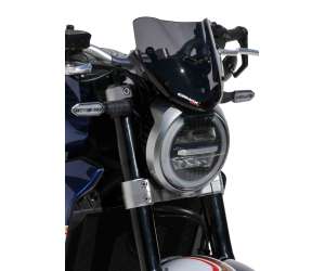 Cupolino basso sportivo  (20cm+ fitting kit ) Ermax per CB1000 R 2018 - 2019 - 2020  nero scuro opaco