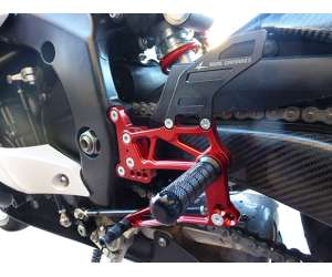 Pedana arretrata regolabile 4RACING per YAMAHA  YZF-R6  2006 - 2015 