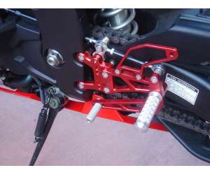Pedana arretrata regolabile 4RACING per YAMAHA  YZF-R1  2007 - 2008 