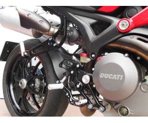 Pedana arretrata regolabile 4RACING per DUCATI  MONSTER 1100  2010 - 2013 