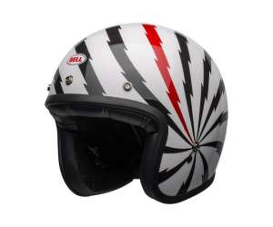 CASCO BELL CUSTOM 500DLXSE VERTIGO WHITE / BLACK / RED