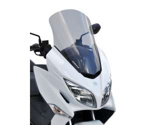 Parabrezza misura originale (53 cm ) Ermax per BURGMAN 400 2017 - 2018 - 2019 - 2020  grigio satinato opaco