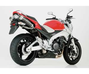 Scarico SUZUKI GSR 600 2006 - 2007 - 2008 - 2009 - 2010 - 2011  .  SHARK Track 1000 Slip on terminale di scarico carbonio colore carbonio