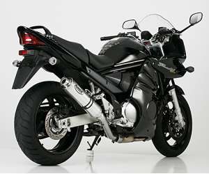 Scarico SUZUKI GSF 1200 S Bandit anno  1996-2000 terminale di scarico HURRIC Supersport Bolt on in Alluminio lucidato colore argento