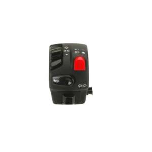 Disopositivo sinistro Domino nero con calotte in tecnopolimero lunghezza cavo 550 mm 0060AA.9A.04-04
