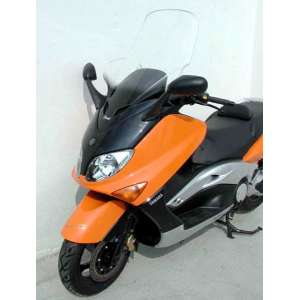 SCOOTER PARABREZZA ALTO PROTEZIONE +10CM ( TOTALE 81CM + HAND PROT )ERMAX PER 500 T MAX 2001/2007 TRASPARENTE 