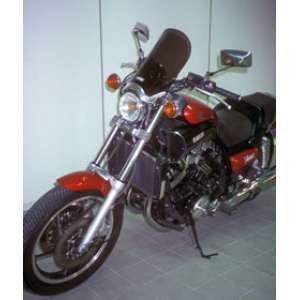 CUPOLINO ALTO + 10 CM ERMAX PER 1200 V MAX (ADAPTABLE SUR FIX ORIGINE YAMAHA )BLU 