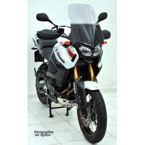 CUPOLINO ALTO PROTEZIONE + 15 CM ERMAX ( TOTALE ALTEZZA 60 CM )PER XTZ 1200 SUPER TENERE 2011/2013 TRASPARENTE 